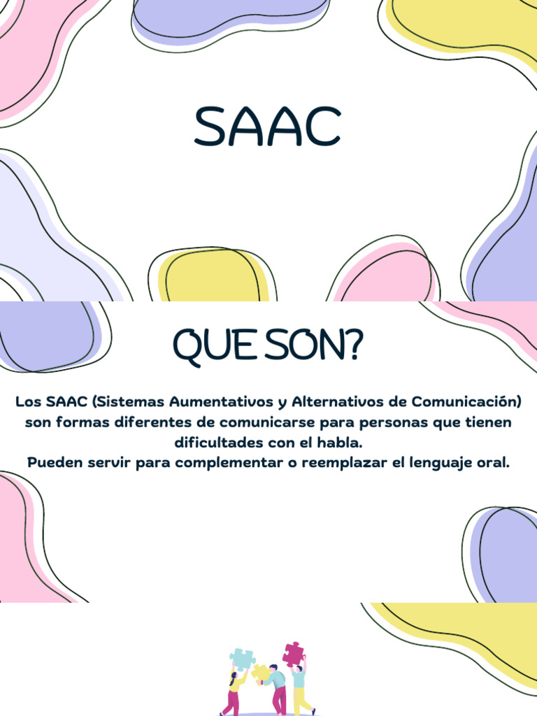Tipos de SAAC: Comunicación Alternativa | PDF