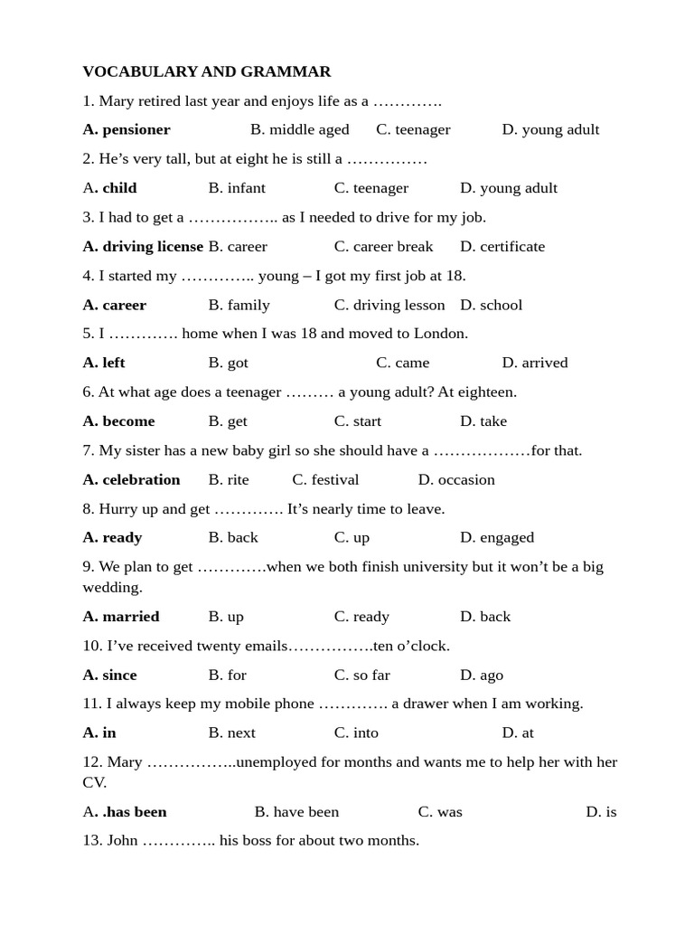 Vocabulary and Grammar | PDF | Chess Theory | Chess