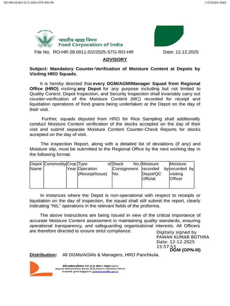 Advisory 2 1 | PDF