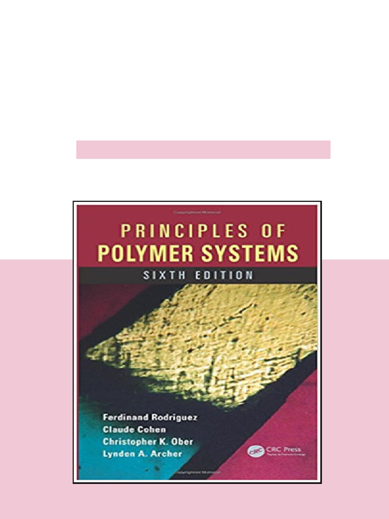 Principles of Polymer Systems 6th Rodriguez Solution Manual - test bank ...