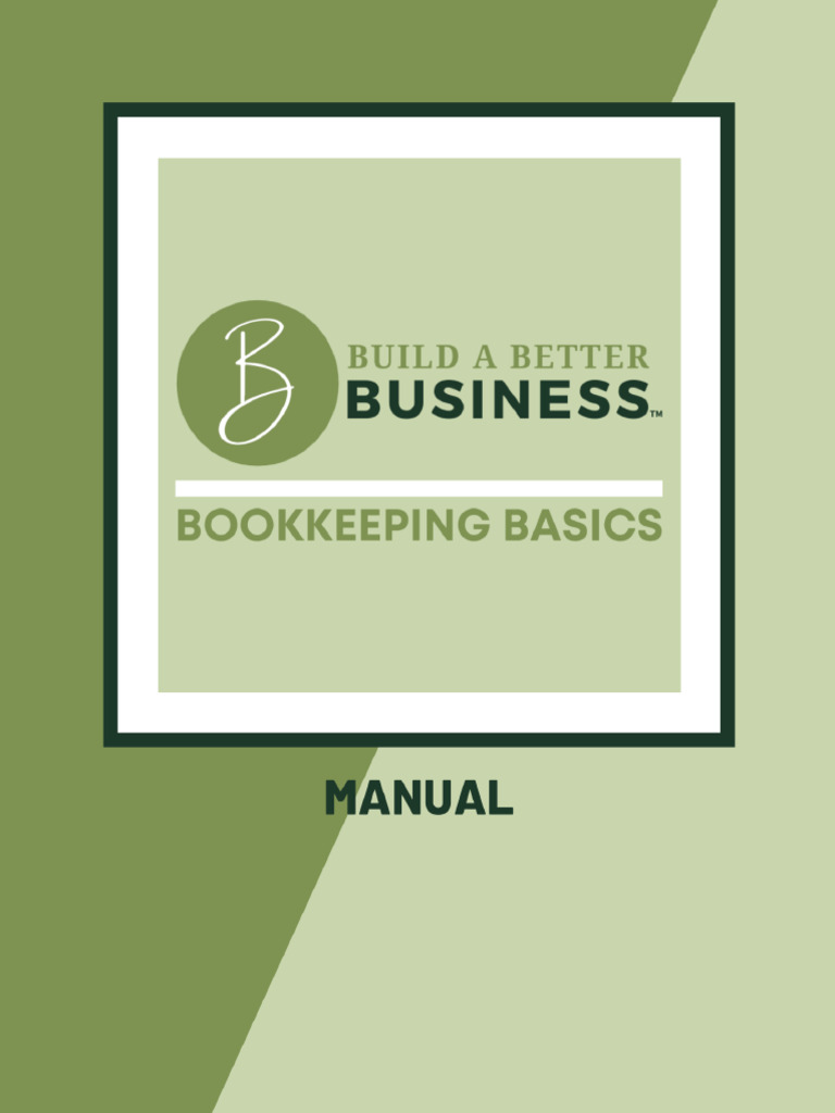 01 - Bookkeeping Basics Module - Manual | PDF | Receipt | Equity (Finance)