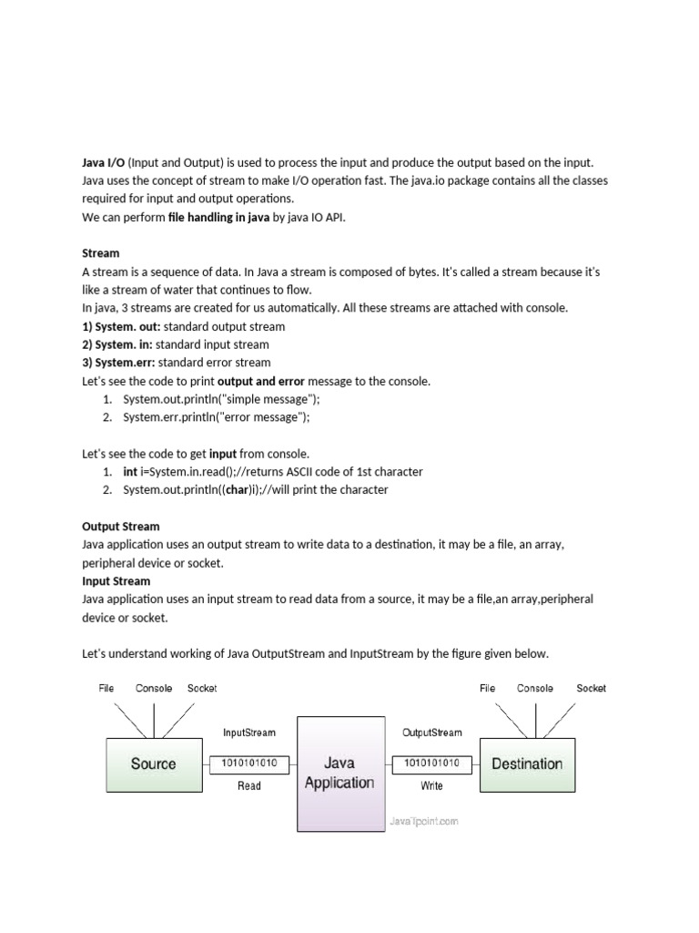 Lecture 32 IOPackages | PDF | Input/Output | Class (Computer Programming)