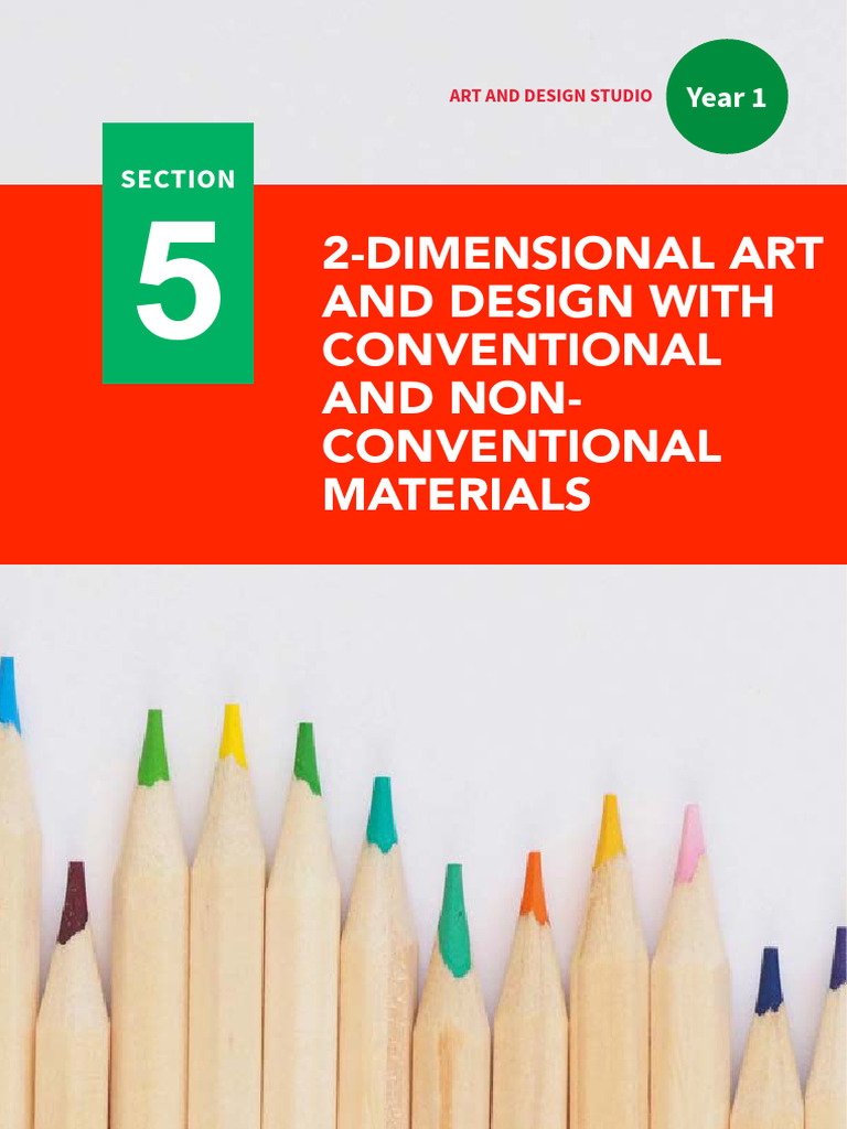 2D Art Techniques with Diverse Materials | PDF | Drawing | Graphic Design