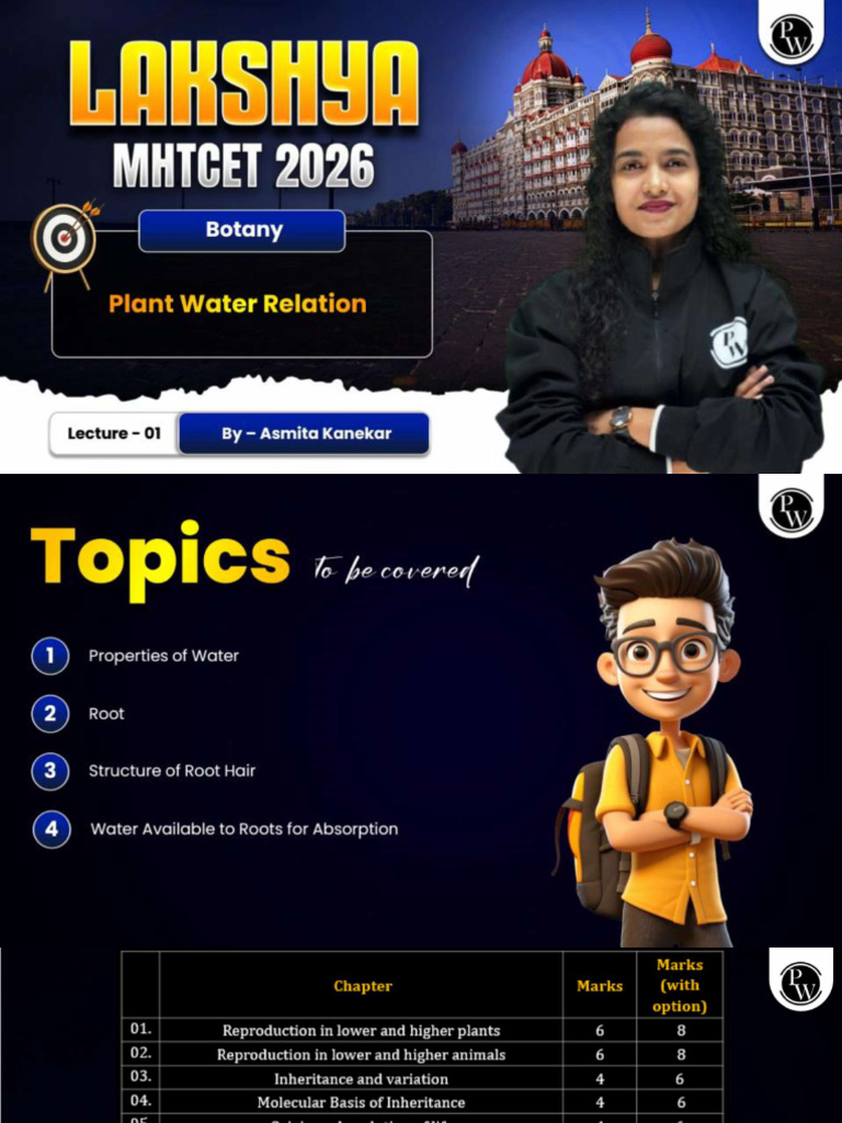 686523f4424982a19c9d4092 - ## - Plant Water Relation 01 - Class Notes ...