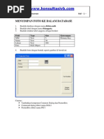 Menyimpan Foto Ke Dalam Database