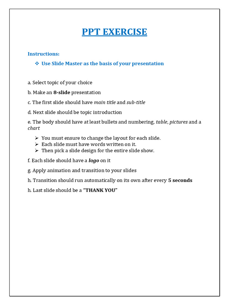 PPT Presentation Creation Guide | PDF