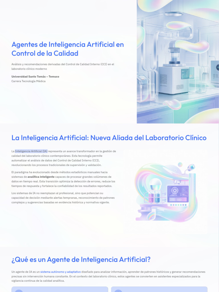 IA en Control de Calidad de Laboratorios | PDF | Inteligencia ...