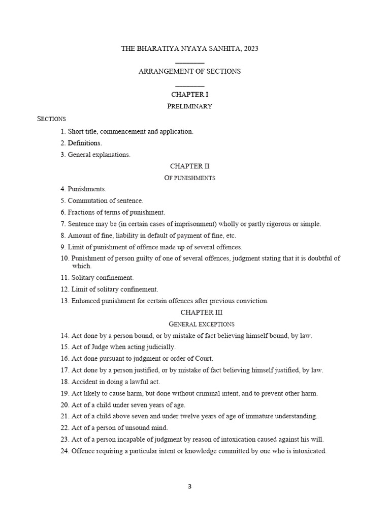 BNS 2023 | PDF | Aiding And Abetting | Kidnapping