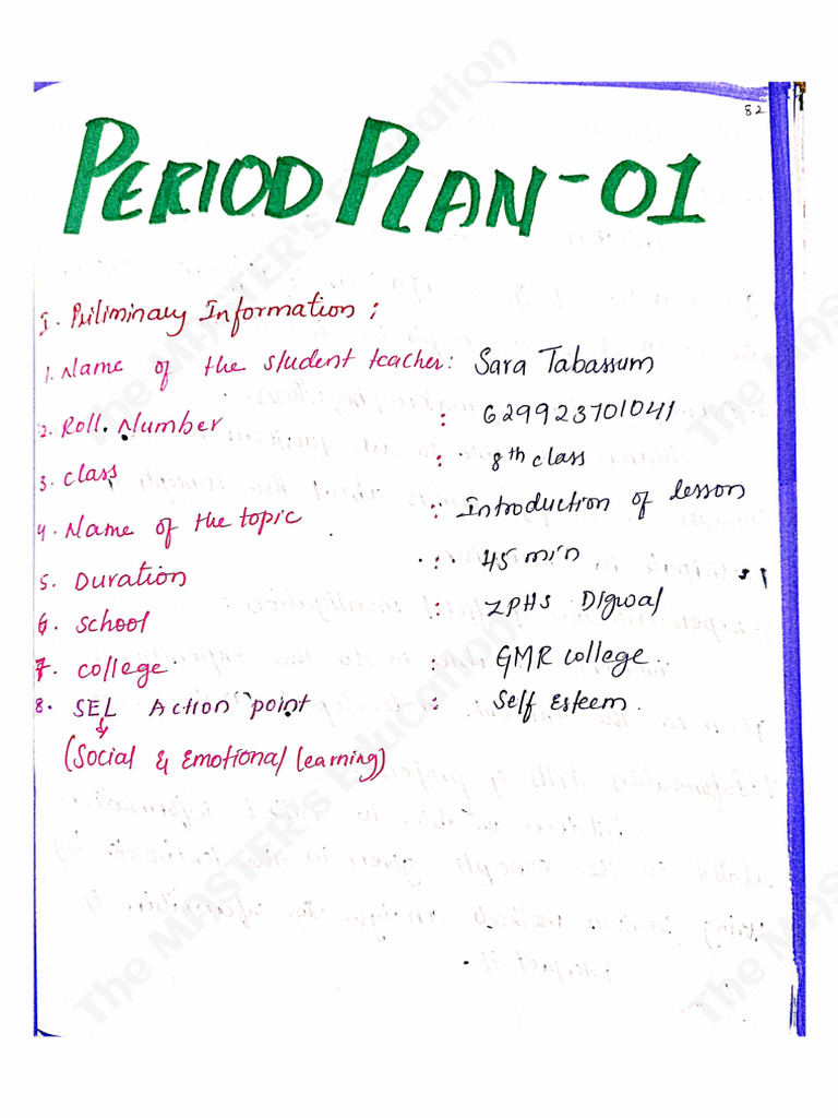 Bio Lesson Plan | PDF