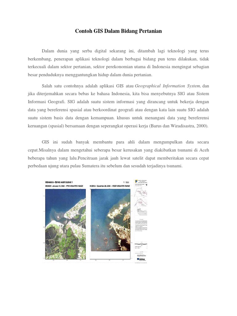 Contoh Gis Dalam Bidang Pertanian