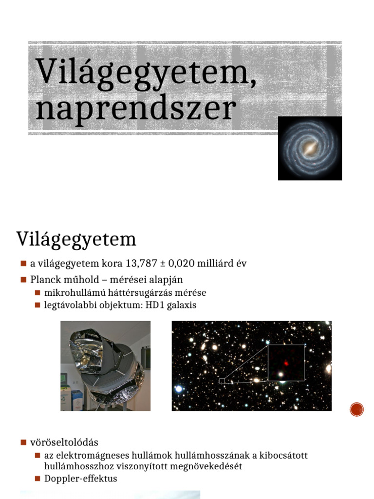 Világegyetem, Naprendszer-1 | PDF