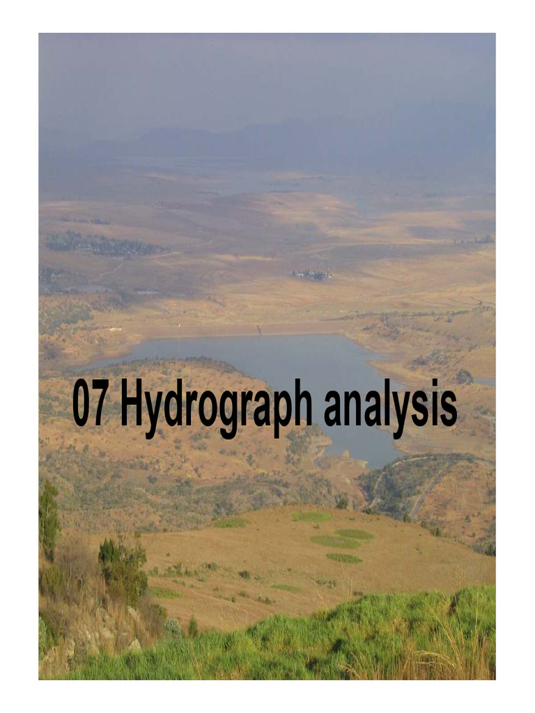 Hydrograph Analysis and Baseflow Separation | PDF | Chemical ...