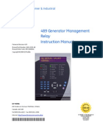 489 GE Generator Managment Relay