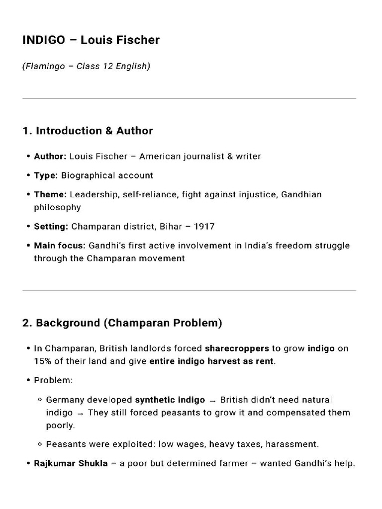 Indigo... ? ? | PDF
