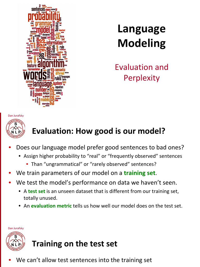 Evaluating Language Model Perplexity | PDF | Statistical Theory ...