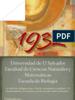 La Rebelion Indigena 1932 Social Economico y Politico El Levantamiento La Matanza Persecuciones Socio Culturales