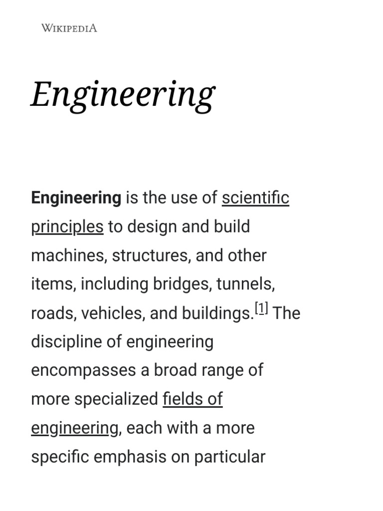 Overview of Engineering Disciplines | PDF | Engineering | Machines