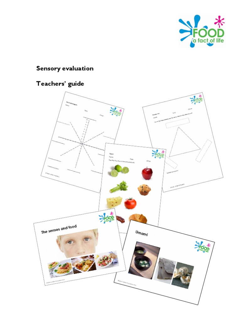 Sensory Evaluation 1 | PDF | Taste | Home Economics