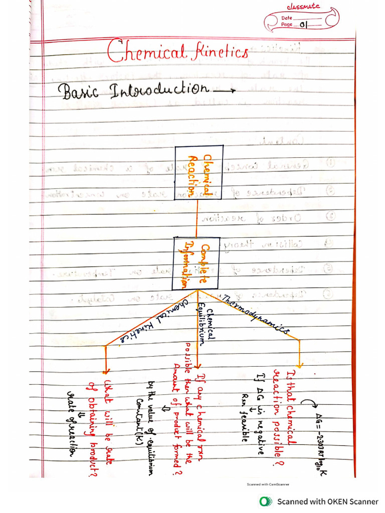 Kinetics 1 | PDF