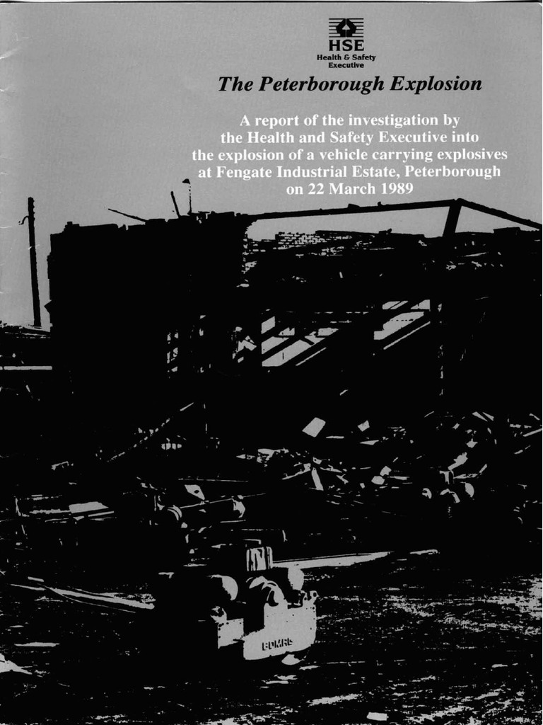 Peterborough Explosion Investigation Report | PDF | Firefighter