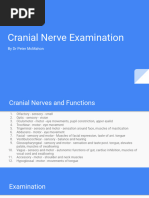 Cranial Nerve Exam OSCE Checklist | PDF | Human Anatomy | Nervous System