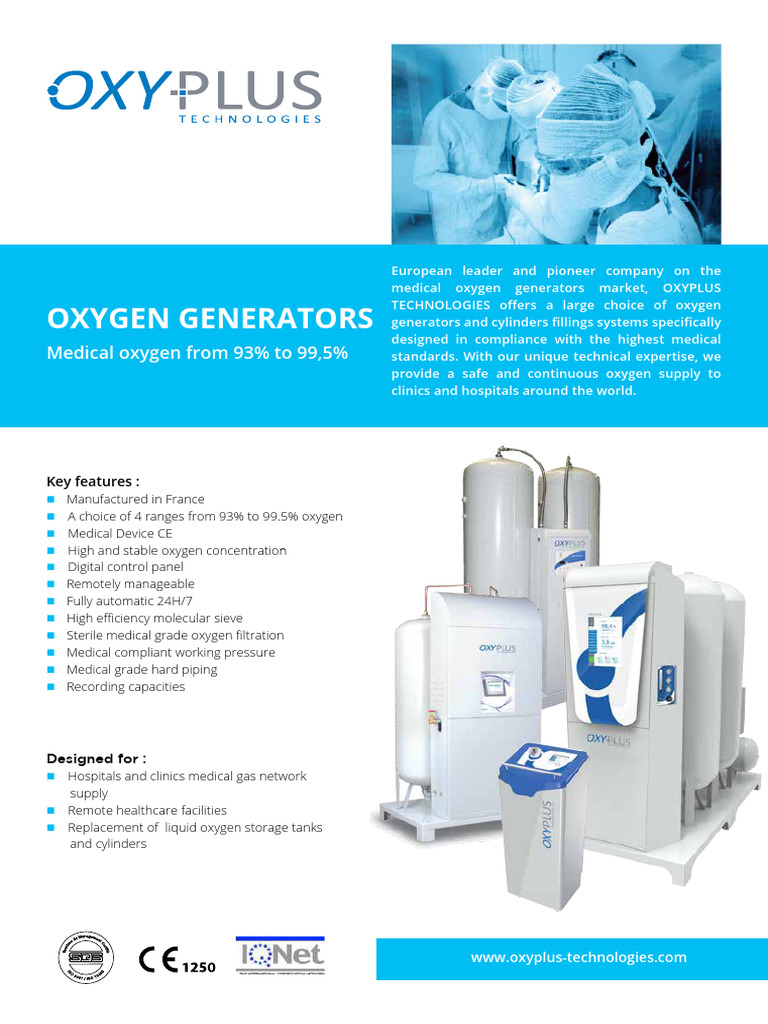 En OXYPLUS Generators - Leaflet | PDF | Oxygen | Industrial Gases
