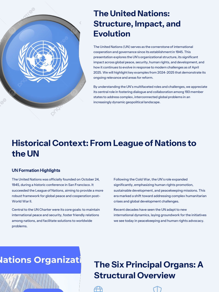 UN Structure, Impact, and Evolution Overview | PDF | United Nations ...