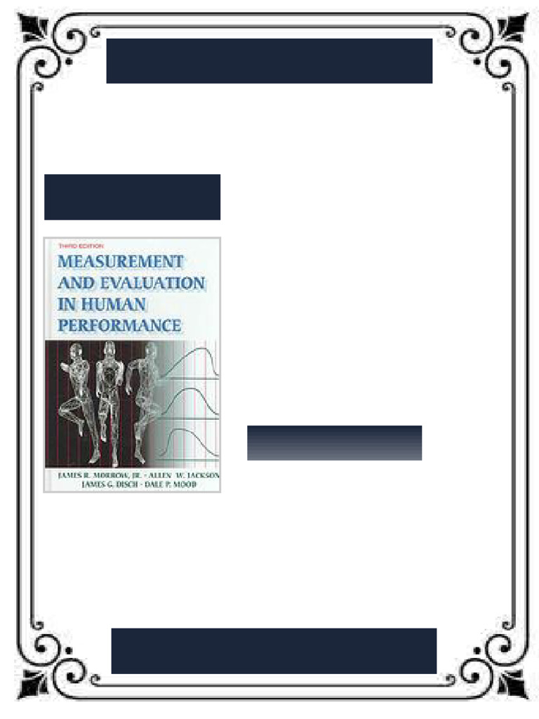 Measurement and Evaluation in Human Performance 3rd Ed Edition James R ...