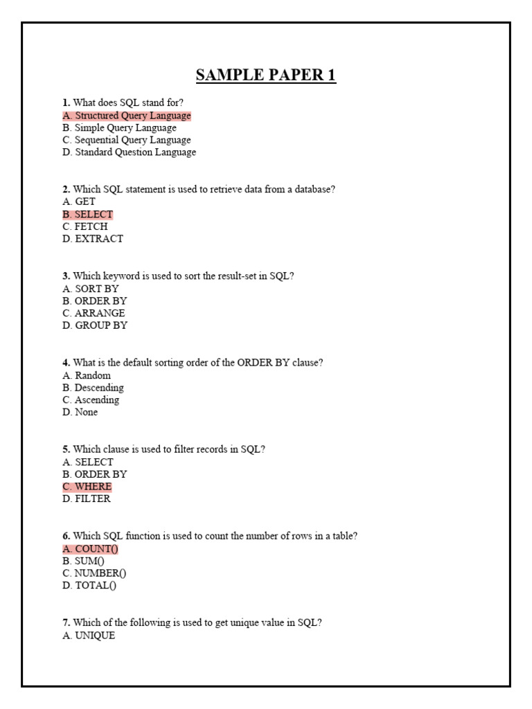 SQL Basics: Key Concepts and Commands | PDF | Sql | Table (Database)