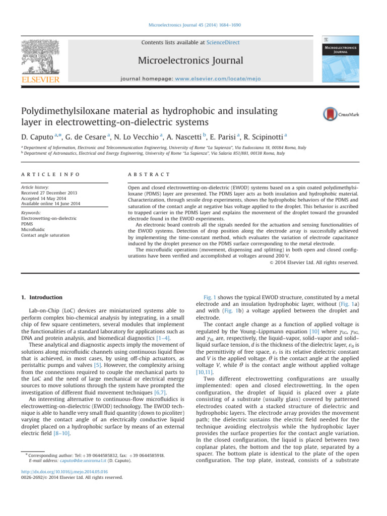 Kundoc.com Polydimethylsiloxane Material as Hydrophobic and i | PDF ...