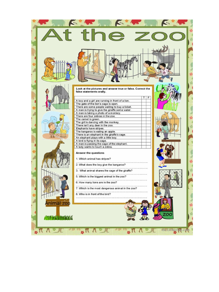 At The Zoo | PDF