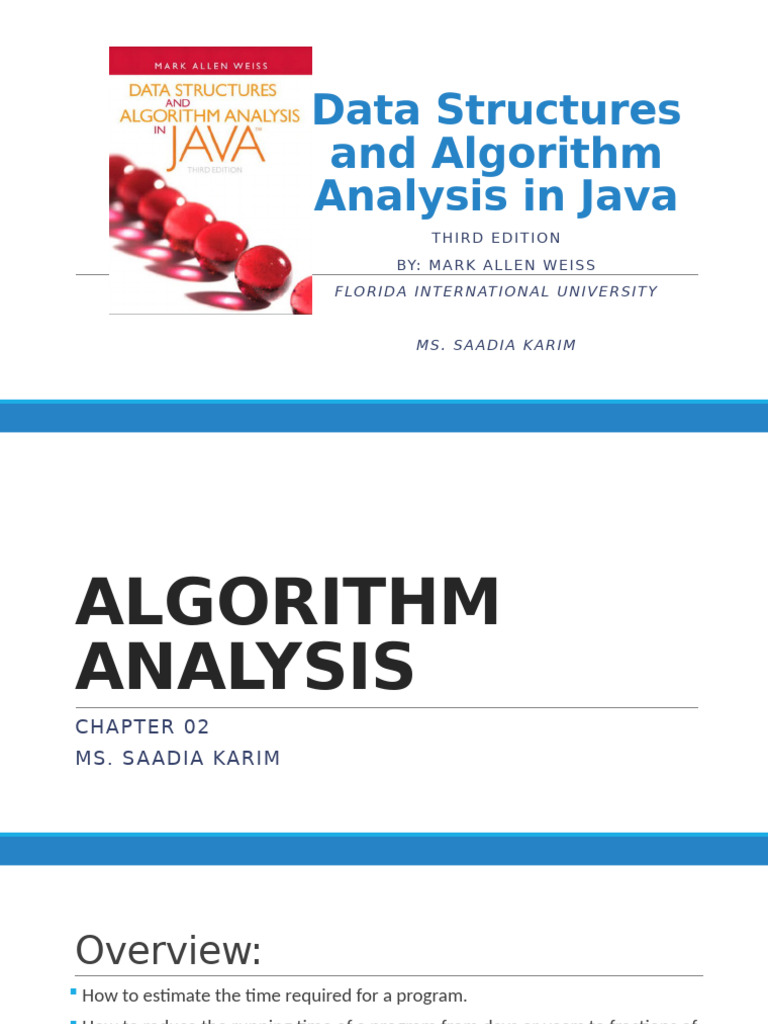 Java Algorithm Analysis Basics | PDF | Time Complexity | Multiplication