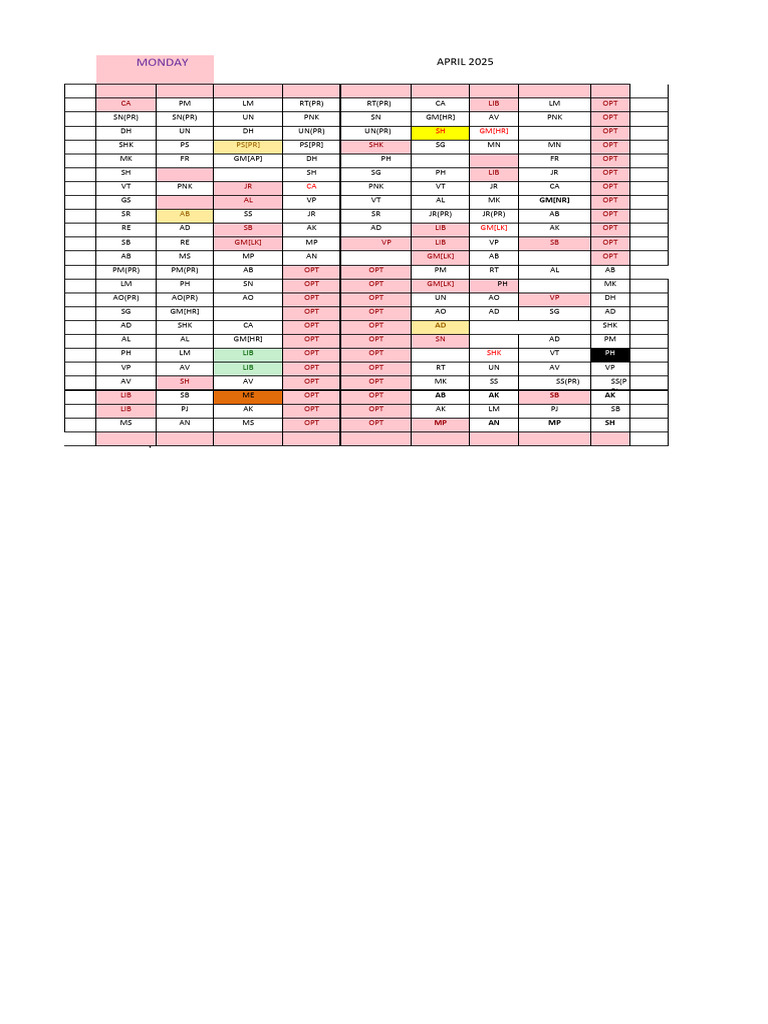 SR TIME TABLE APRIL 25 | PDF
