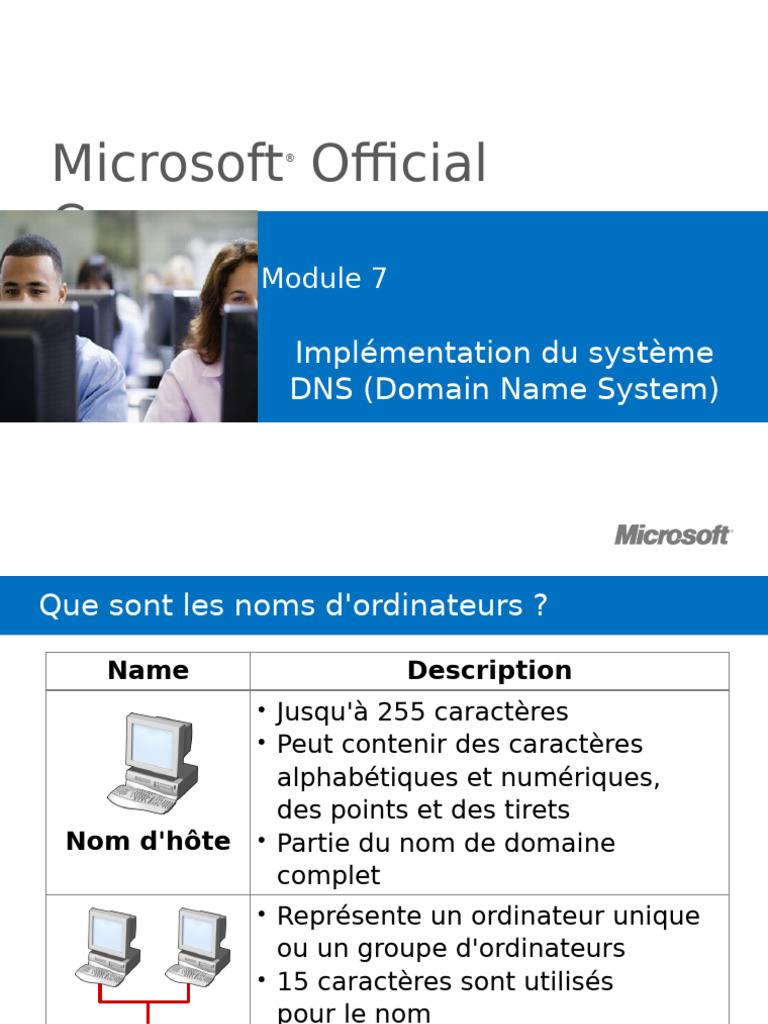 Guide sur l'implémentation du DNS | PDF | Système de noms de domaines ...