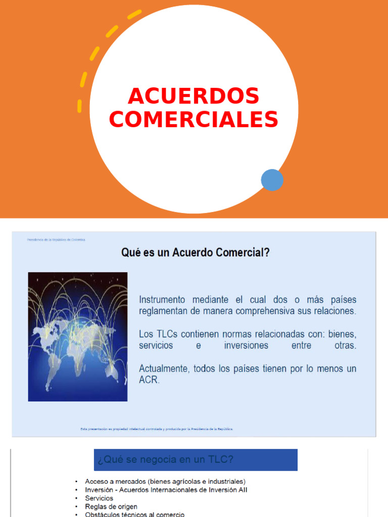 TEMA 5. Acuerdos Comerciales | PDF