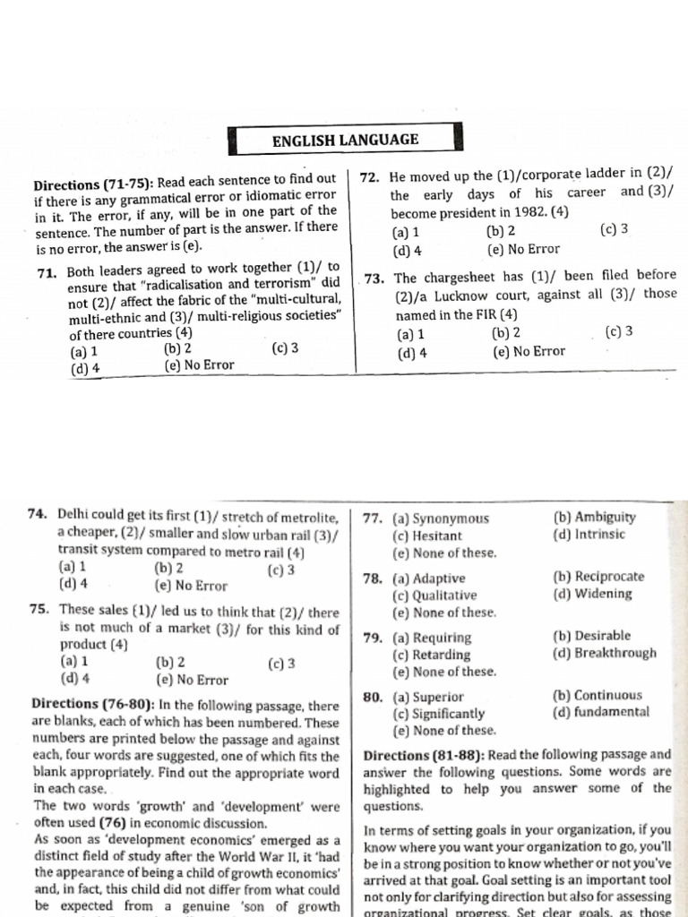Surprise Test 01 (ANS) | PDF