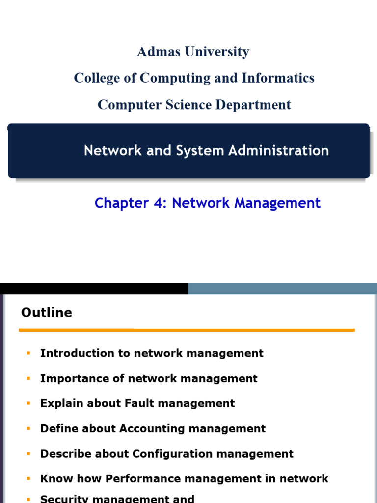 Network Management Overview and Functions | PDF | Transmission Control ...