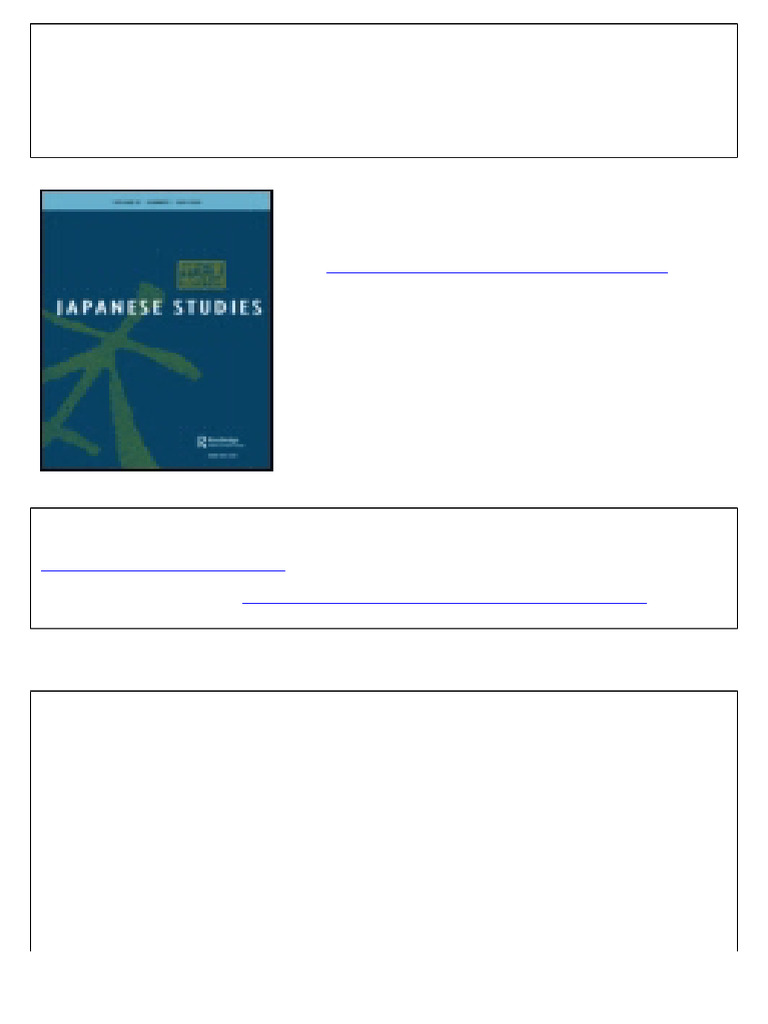 Gendered Character Traits in Japanese | PDF | Gender | Gender Studies