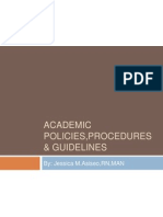 Orientation-Academic Policies, Procedures & Guidelines