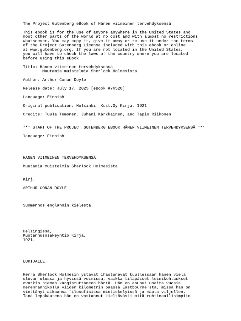 Story H | PDF