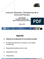 Evolución reciente y perspectivas de la economía peruana (2011) - BCR