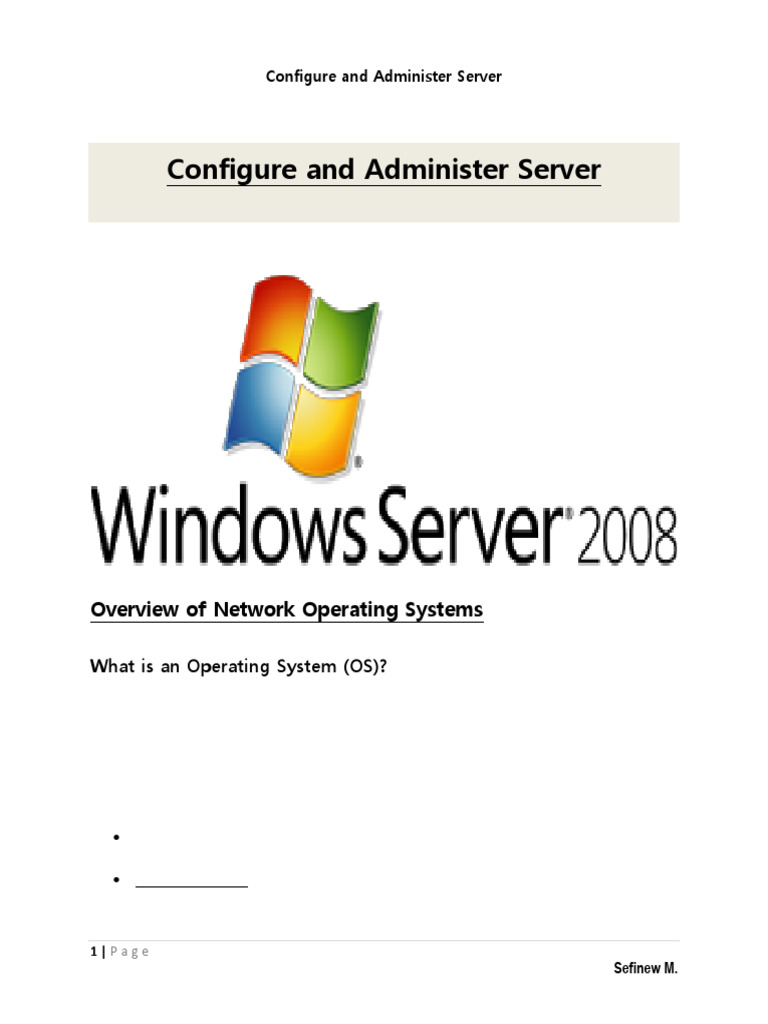 Server Configuration and Administration Guide | PDF
