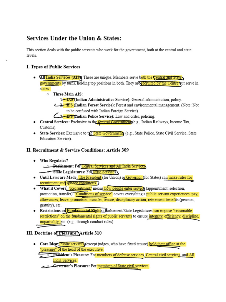 Overview of Indian Public Services | PDF | Justice | Crime & Violence