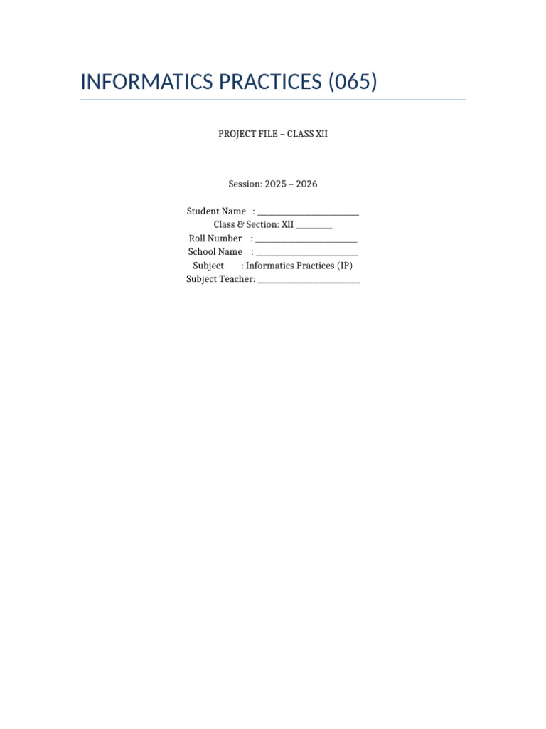 Data Handling & Visualization Project | PDF | Sql | Databases