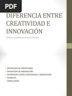 Download DIFERENCIA ENTRE CREATIVIDAD E INNOVACIN by Mery Queens SN96922434 doc pdf