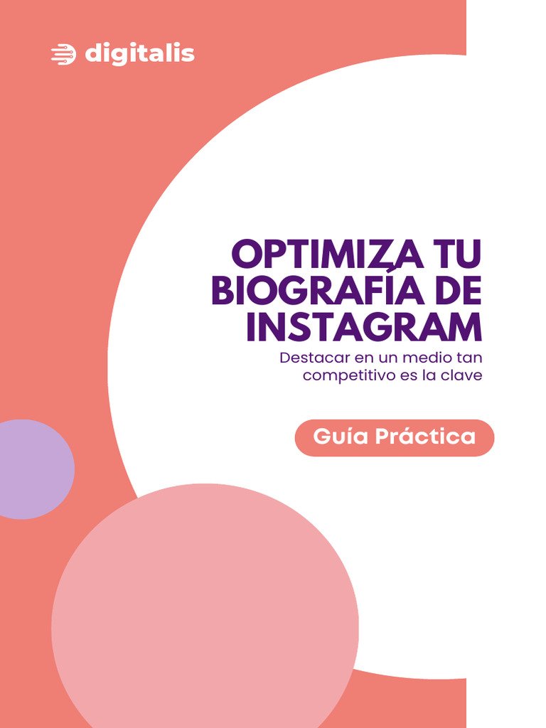 Optimiza tu biografía de Instagram | PDF | Marca | Red mundial