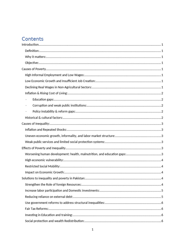 Poverty and Inequality | PDF | Cost Of Living | Poverty