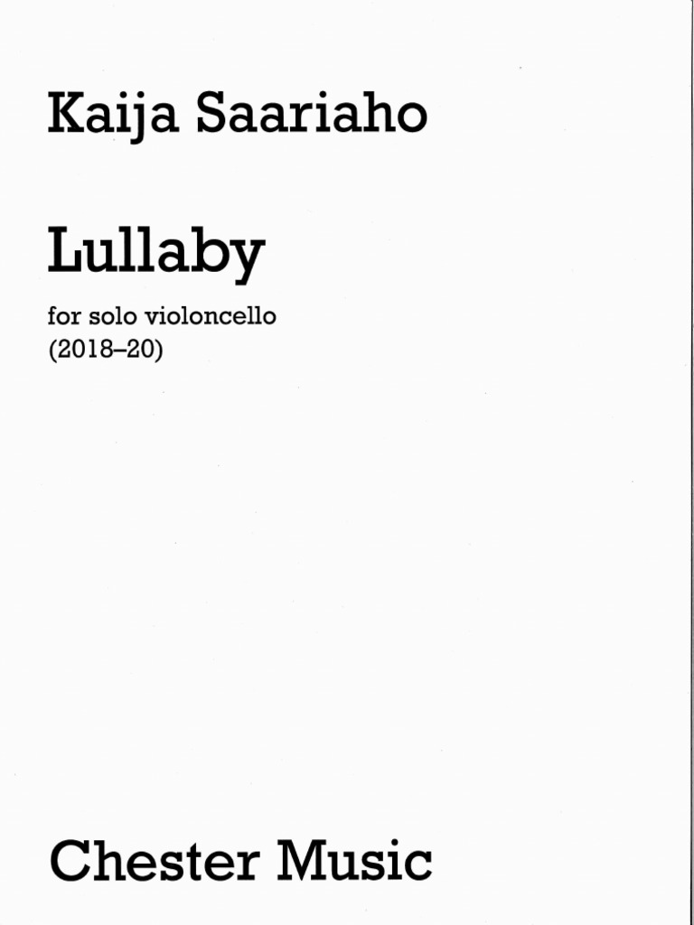 Saariaho | PDF