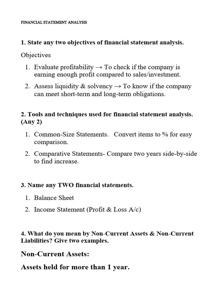 Financial Statement Analysis | PDF | Cash Flow Statement | Working Capital