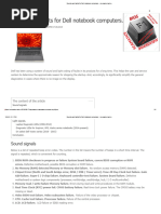 Dell Latitude 3410 LED Diagnostic Codes | PDF | Bios | Personal Computing